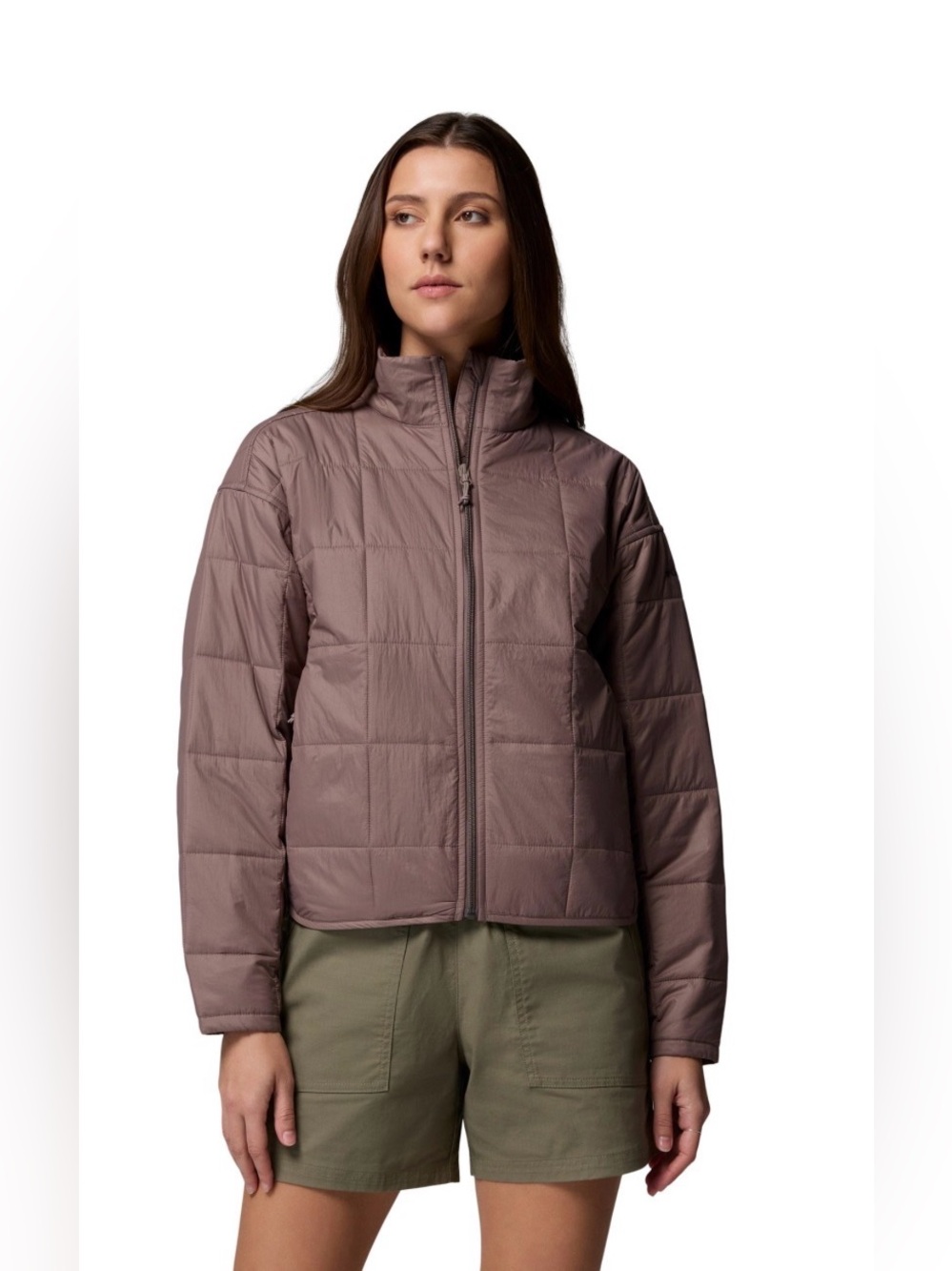 NWOT Columbia Sienna Hill Quilted Insulated Jacket, Women’s L, Mauve